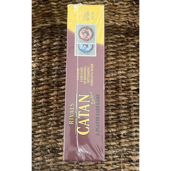 RIVALS FOR CATAN DELUXE 2 Player Card Game Civilization Building Strategy SEALED - Picture 3 of 6